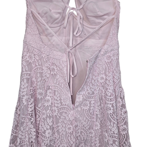 For Love And Lemons Carmela Mini Dress Purple NWT - Picture 9 of 16